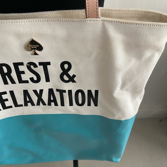 Kate Spade ♠️ Limited Edition Rest & Relaxation Tote - Picture 3 of 15